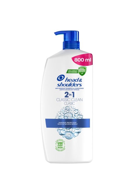 Sampon anti-matreata Head & Shoulders Classic Clean 2-in-1 pentru par normal-FEMEI/INGRIJIRE COSMETICA/Produse cosmetice-INGRIJIRE COSMETICA/Produse cosmetice