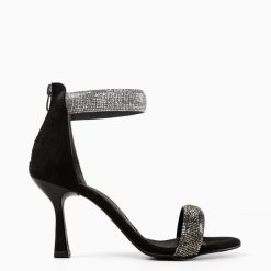 Sandale cu toc Nae Negre 5