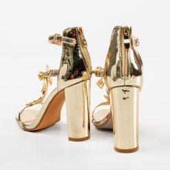Sandale cu toc Sava Aurii 6