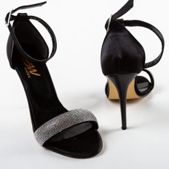 Sandale cu toc Sonia Negre 2 6