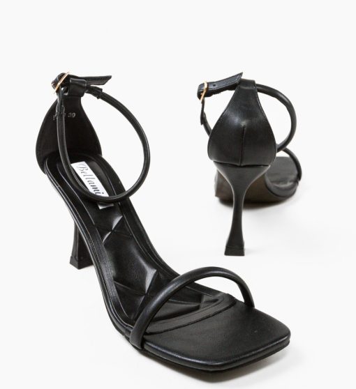 Sandale cu toc Sykes Negre-Sandale cu toc-Sandale cu toc