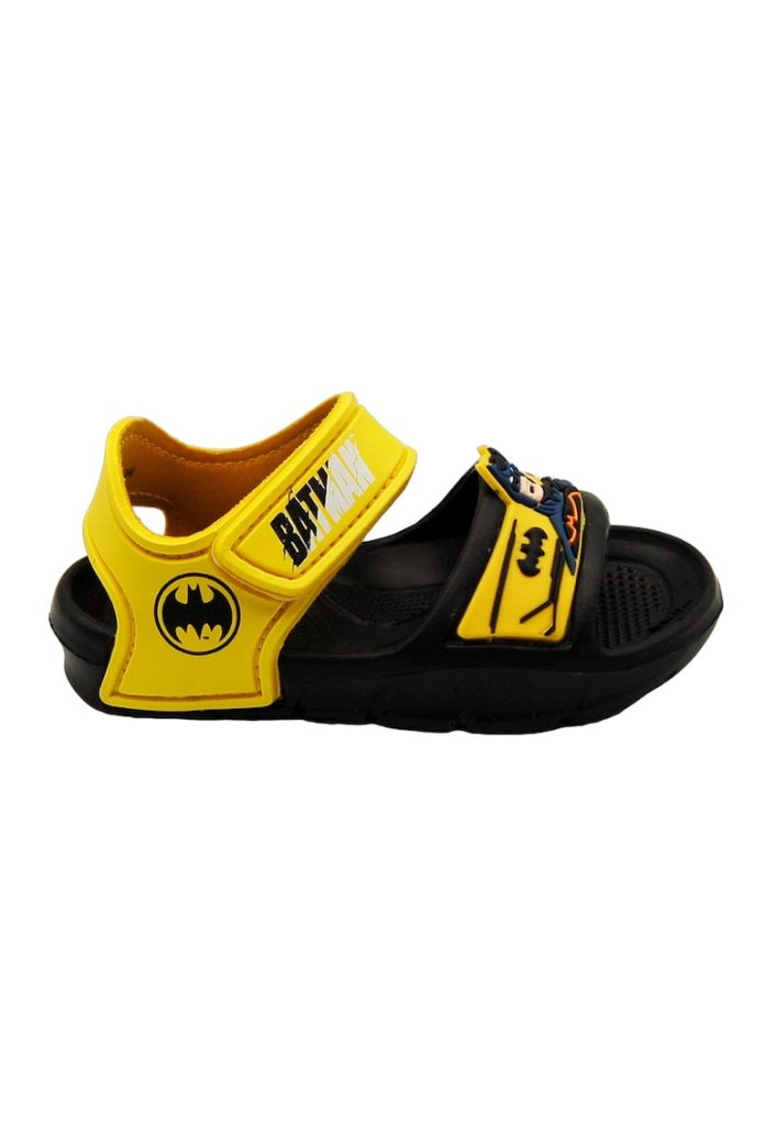 Sandale cu velcro si model Batman-BAIETI/INCALTAMINTE/Sandale-INCALTAMINTE/Sandale