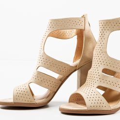 Sandale dama Barivos Bej 2