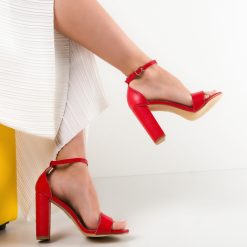 Sandale dama Nere Rosii 2