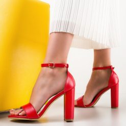 Sandale dama Nere Rosii 3