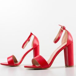 Sandale dama Nere Rosii 4