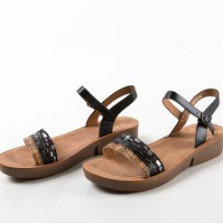 Sandale dama Polly Negre 4