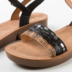 Sandale dama Polly Negre 6