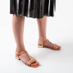 Sandale dama Suman Bej 1