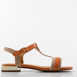 Sandale dama Suman Bej 3