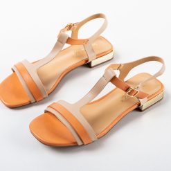 Sandale dama Suman Bej 4