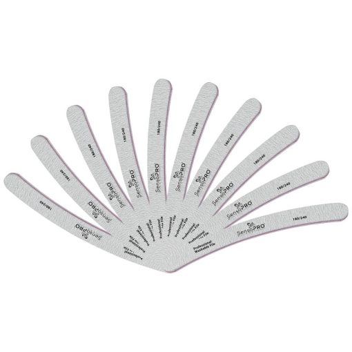Set 10 pile unghii Banana granulatia 180/240 - SensoPRO Milano-Accesorii Unghii > Pile Unghii / Buffer
