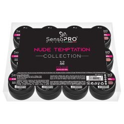 Set 12 Geluri UV Colorate Nude Temptation Collection SensoPRO Milano 3