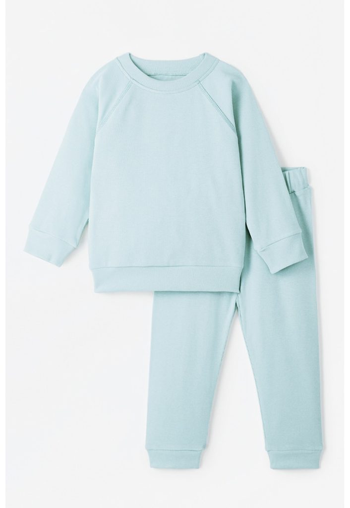 Set de bluza striata si pantaloni-FETE/IMBRACAMINTE/Seturi de imbracaminte-IMBRACAMINTE/Seturi de imbracaminte
