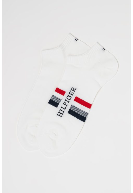 Set de sosete pana la glezna cu imprimeu logo - 2 perechi-BARBATI/IMBRACAMINTE/Dresuri si sosete-IMBRACAMINTE/Dresuri si sosete