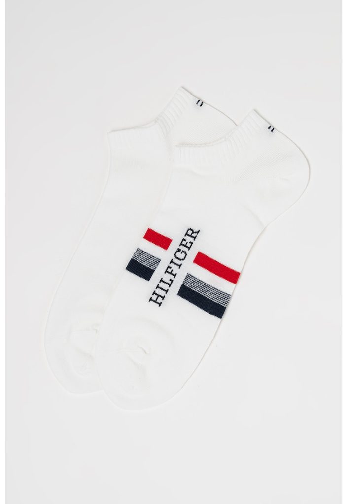 Set de sosete pana la glezna cu imprimeu logo - 2 perechi-BARBATI/IMBRACAMINTE/Dresuri si sosete-IMBRACAMINTE/Dresuri si sosete