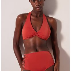 Slip cu talie inalta si decupaje-FEMEI/IMBRACAMINTE/Costume de baie-IMBRACAMINTE/Costume de baie