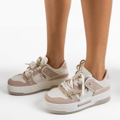 Sneakers dama Hammur Bej 2