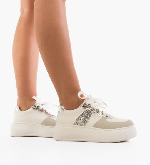 Sneakers dama Jose Argintii-Sport-Sport