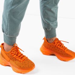 Sneakers dama Leon Portocalii 3