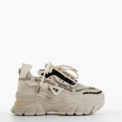 Sneakers dama Reecola Bej 3