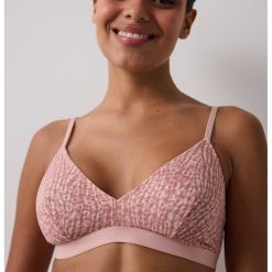 Sutien cu cupe triunghiulare si animal print-FEMEI/IMBRACAMINTE/Tricouri si maiouri-IMBRACAMINTE/Tricouri si maiouri