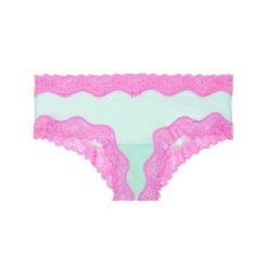 Tease mesh lace-trim cheeky panty l L-Imbracaminte-