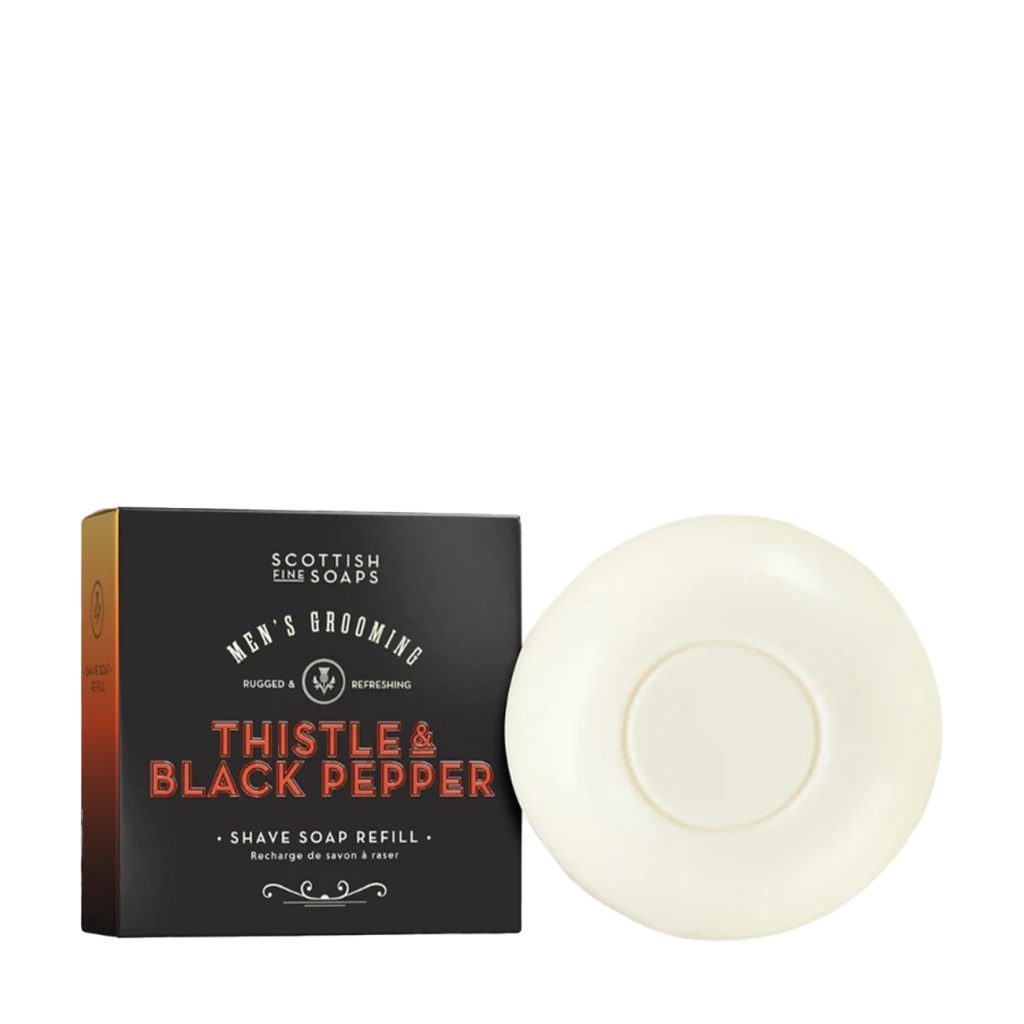 Thistle & black pepper shave soap refill 100 gr-Ingrijirea pielii-