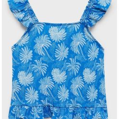 Top cu model si terminatie cu volane-FETE/IMBRACAMINTE/Tricouri si maiouri-IMBRACAMINTE/Tricouri si maiouri