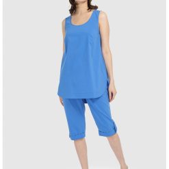 Top lejer cu decolteu rotund-FEMEI/IMBRACAMINTE/Tricouri si maiouri-IMBRACAMINTE/Tricouri si maiouri