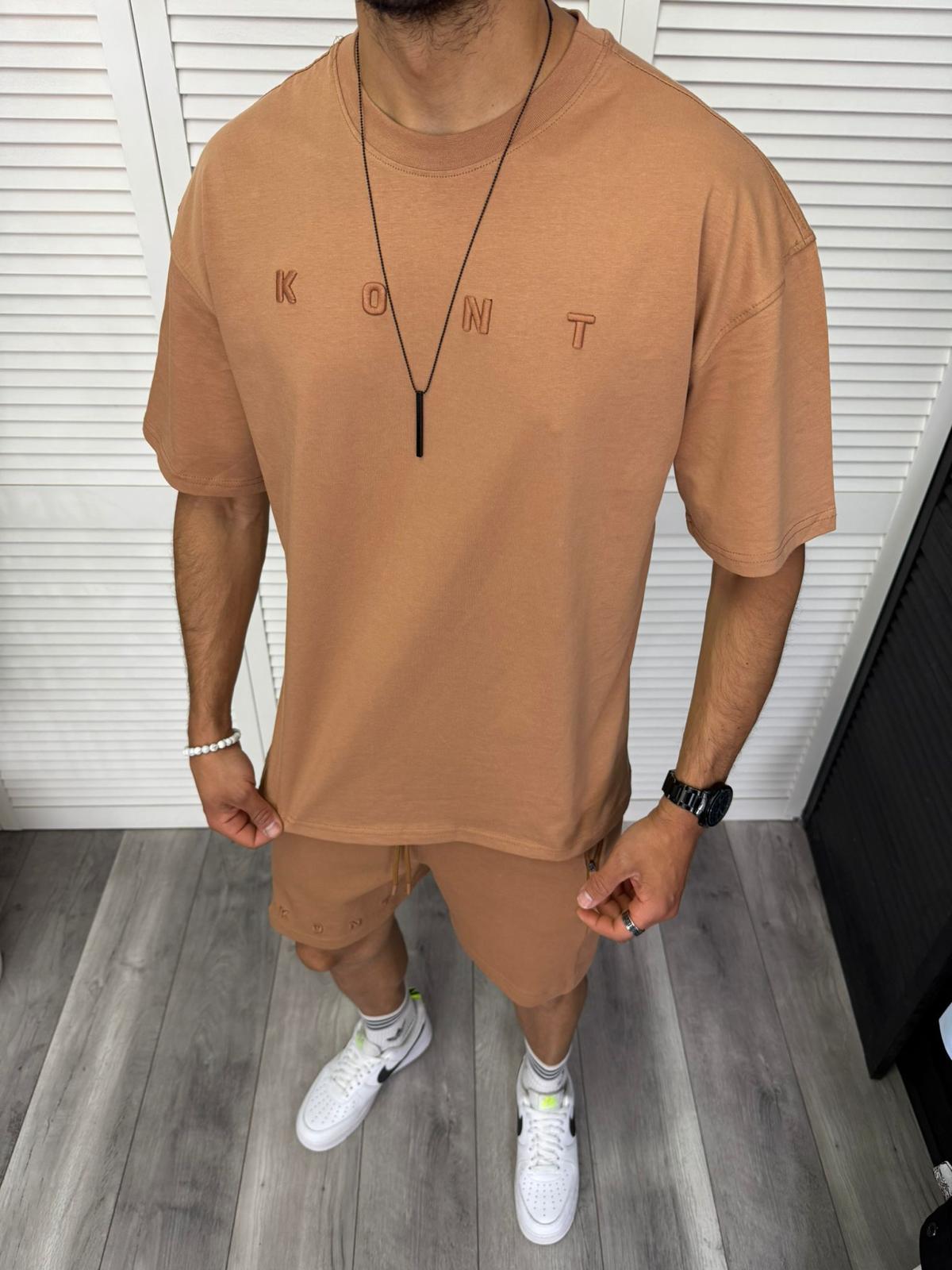 Trening barbati maro pantaloni + tricou 13297 D2-2.1-Trening