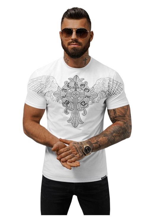 Tricou barbati  NB/MT3037-BARBATI/IMBRACAMINTE/Tricouri si maiouri-IMBRACAMINTE/Tricouri si maiouri
