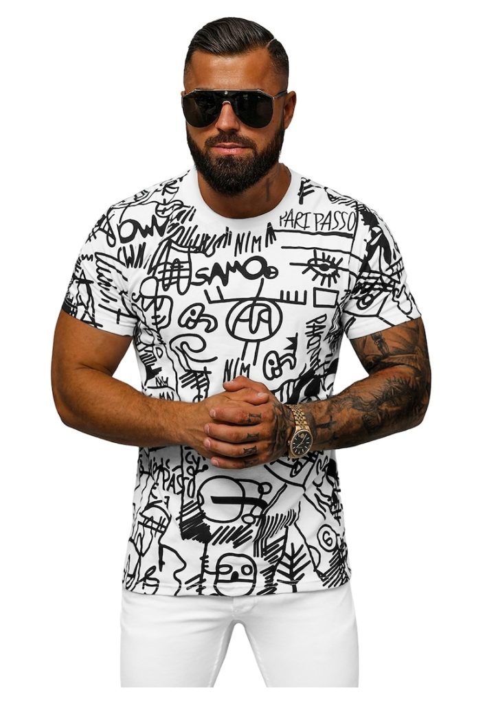 Tricou barbati  O/T1269-BARBATI/IMBRACAMINTE/Tricouri si maiouri-IMBRACAMINTE/Tricouri si maiouri