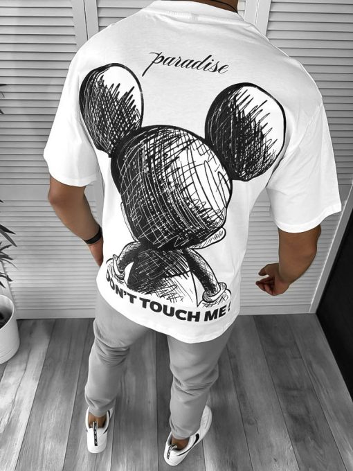 Tricou barbati alb 3211  P18-2.3-Tricouri