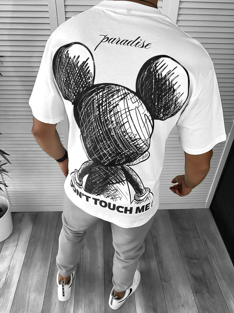 Tricou barbati alb 3211  P18-2.3-Tricouri
