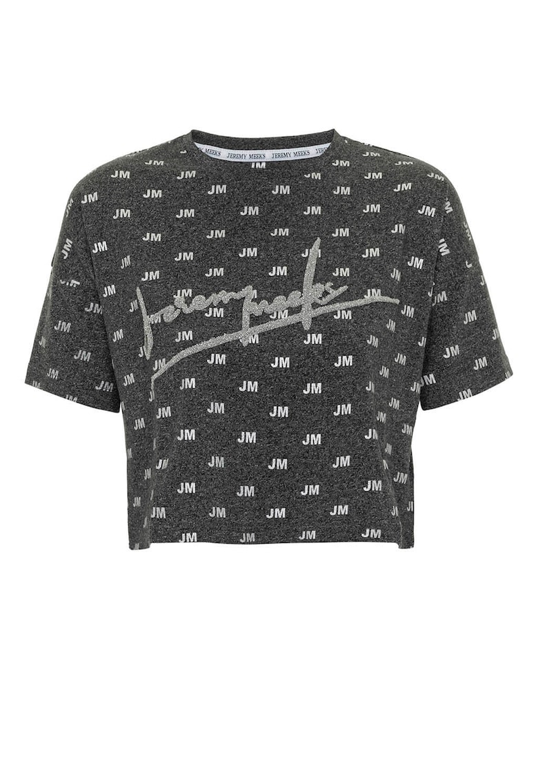 Tricou crop din amestec de bumbac organic-FEMEI/IMBRACAMINTE/Tricouri si maiouri-IMBRACAMINTE/Tricouri si maiouri