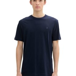 Tricou cu decolteu la baza gatului din bumbac organic-BARBATI/IMBRACAMINTE/Tricouri si maiouri-IMBRACAMINTE/Tricouri si maiouri