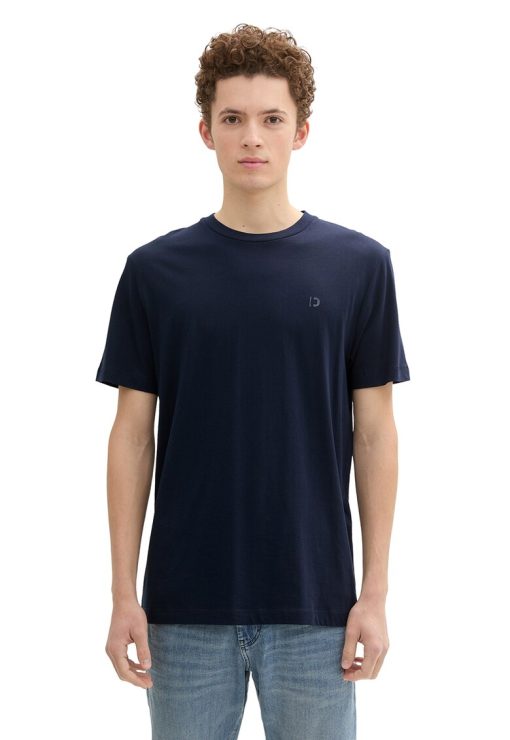 Tricou cu decolteu la baza gatului din bumbac organic-BARBATI/IMBRACAMINTE/Tricouri si maiouri-IMBRACAMINTE/Tricouri si maiouri