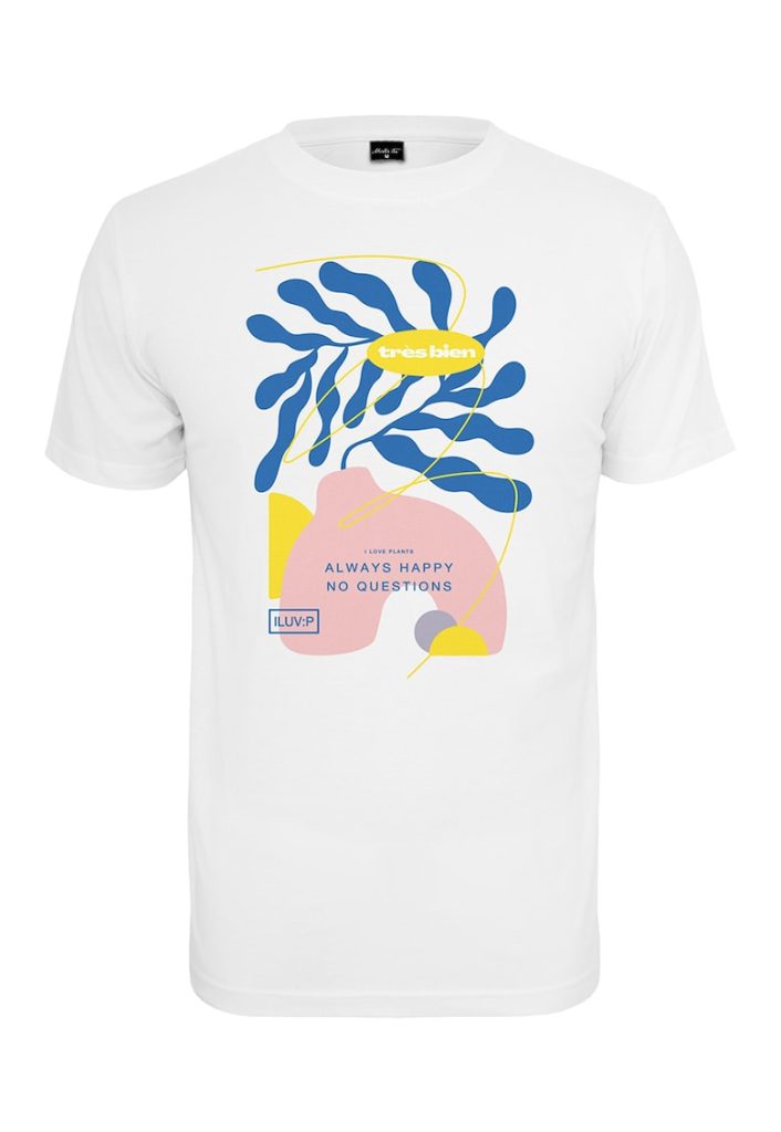 Tricou cu decolteu la baza gatului si imprimeu grafic-FEMEI/IMBRACAMINTE/Tricouri si maiouri-IMBRACAMINTE/Tricouri si maiouri