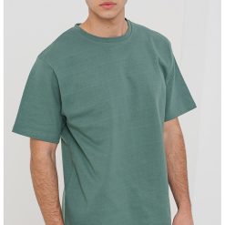 Tricou cu decolteu la baza gatului si imprimeu text-BARBATI/IMBRACAMINTE/Tricouri si maiouri-IMBRACAMINTE/Tricouri si maiouri