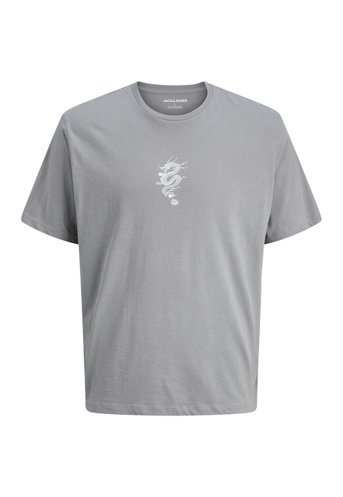 Tricou cu imprimeu si decolteu la baza gatului-BAIETI/IMBRACAMINTE/Tricouri si maiouri-IMBRACAMINTE/Tricouri si maiouri