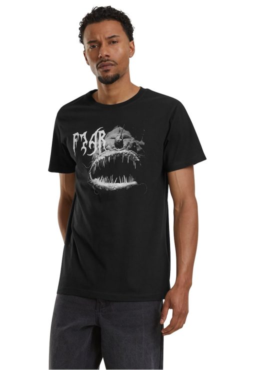 Tricou cu imprimeu si decolteu la baza gatului-BARBATI/IMBRACAMINTE/Tricouri si maiouri-IMBRACAMINTE/Tricouri si maiouri