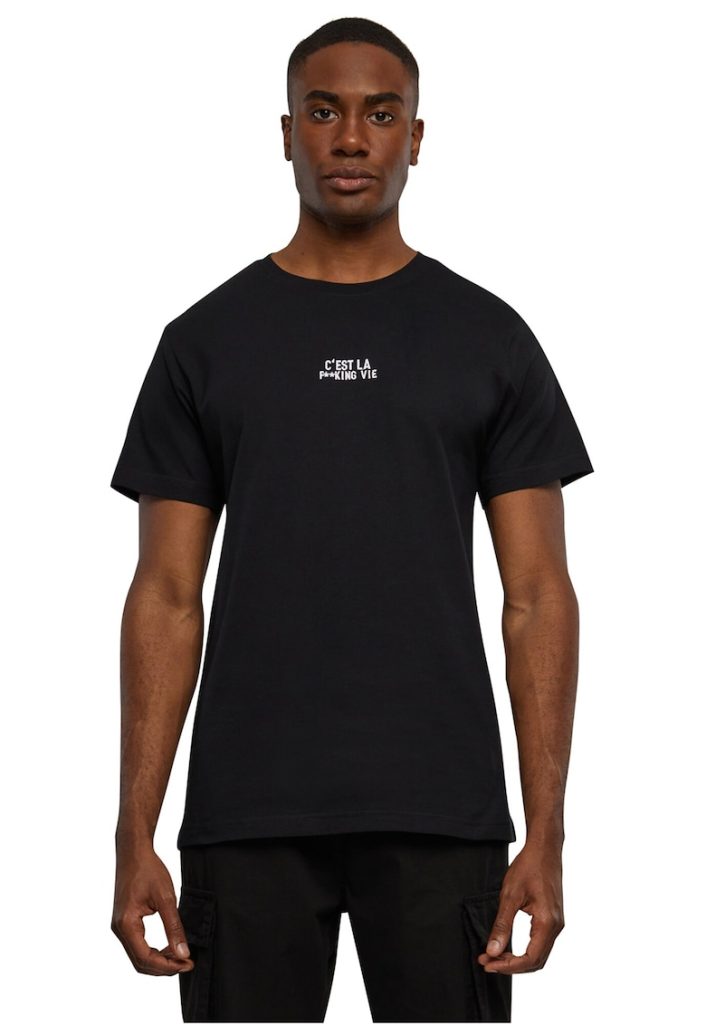 Tricou cu imprimeu text discret-BARBATI/IMBRACAMINTE/Tricouri si maiouri-IMBRACAMINTE/Tricouri si maiouri