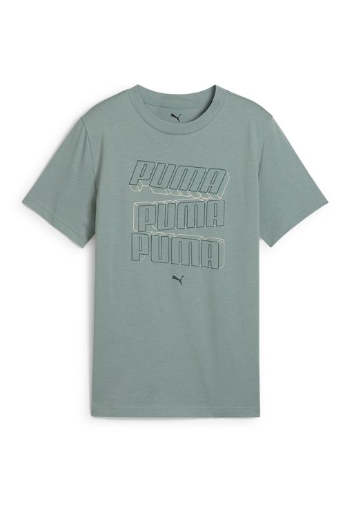 Tricou cu logo si decolteu la baza gatului-BAIETI/IMBRACAMINTE/Tricouri si maiouri-IMBRACAMINTE/Tricouri si maiouri