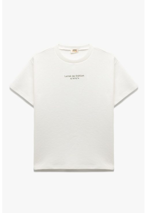 Tricou cu text-BAIETI/IMBRACAMINTE/Tricouri si maiouri-IMBRACAMINTE/Tricouri si maiouri