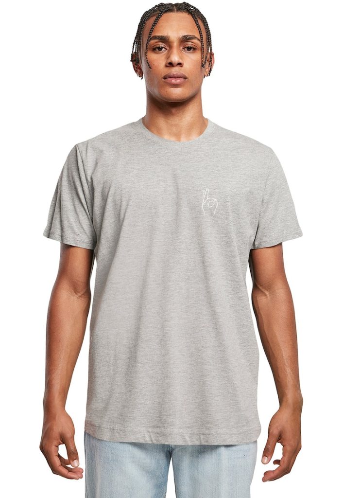 Tricou de bumbac cu decolteu la baza gatului-BARBATI/IMBRACAMINTE/Tricouri si maiouri-IMBRACAMINTE/Tricouri si maiouri