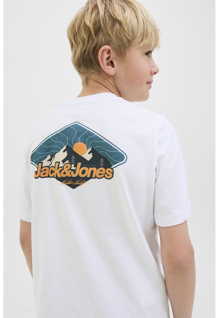 Tricou de bumbac cu imprimeu logo-BAIETI/IMBRACAMINTE/Tricouri si maiouri-IMBRACAMINTE/Tricouri si maiouri