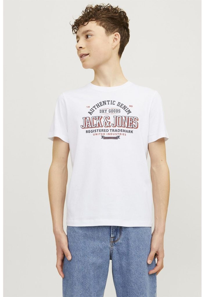 Tricou de bumbac organic cu decolteu la baza gatului-BAIETI/IMBRACAMINTE/Tricouri si maiouri-IMBRACAMINTE/Tricouri si maiouri