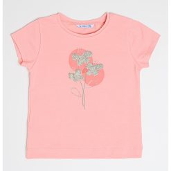 Tricou din amestec de bumbac cu imprimeu-FETE/IMBRACAMINTE/Tricouri si maiouri-IMBRACAMINTE/Tricouri si maiouri