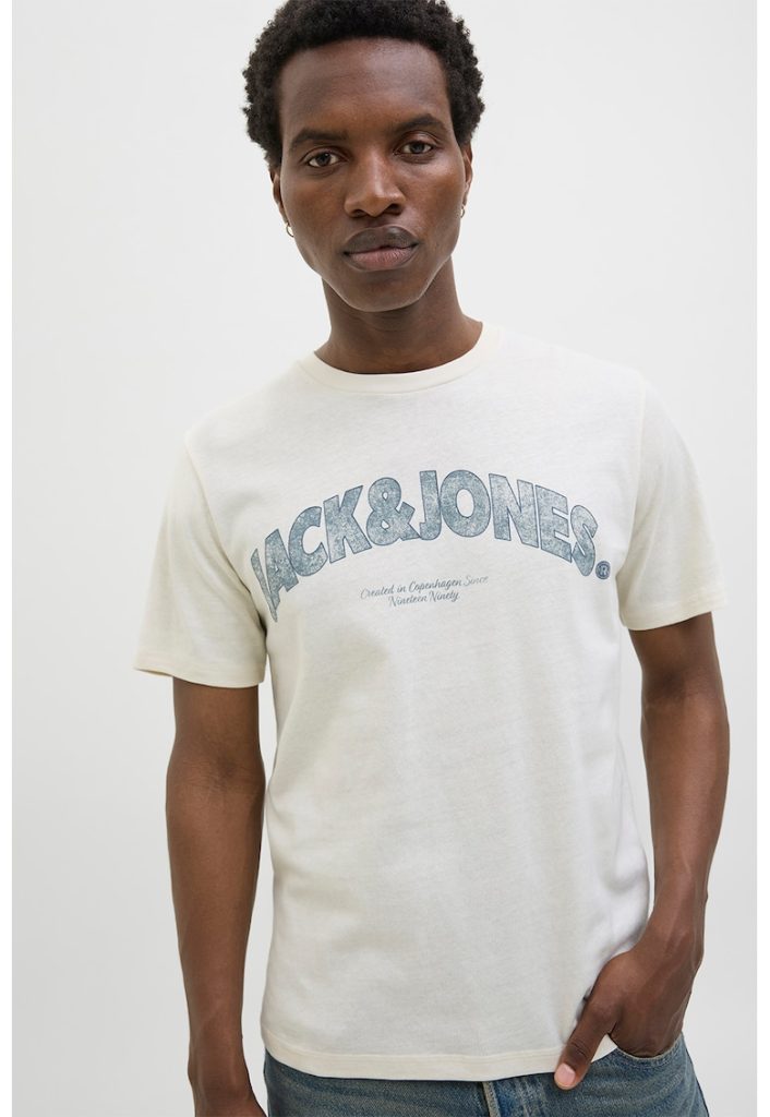 Tricou din bumbac cu imprimeu logo-BARBATI/IMBRACAMINTE/Tricouri si maiouri-IMBRACAMINTE/Tricouri si maiouri